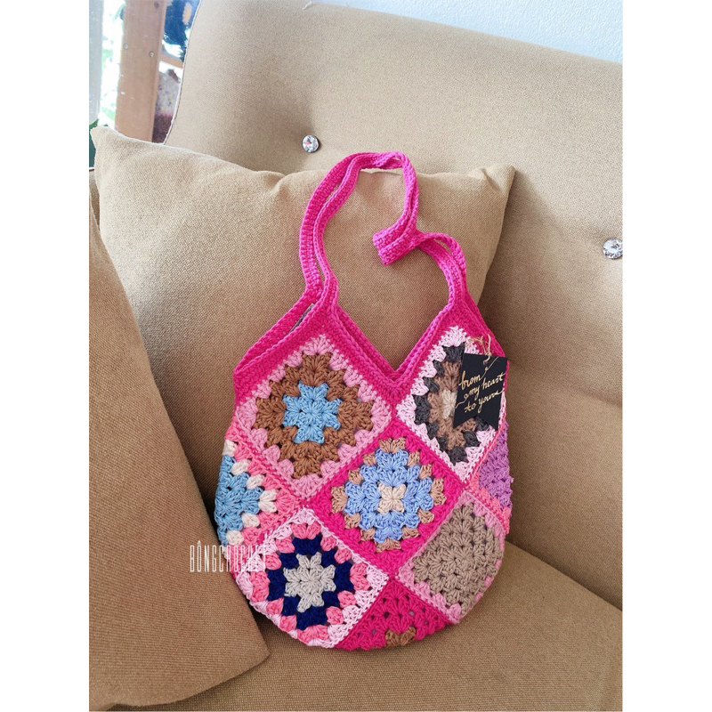 Túi len đáy bầu crochet/handmade 💓💓💓 xinh cho nàng