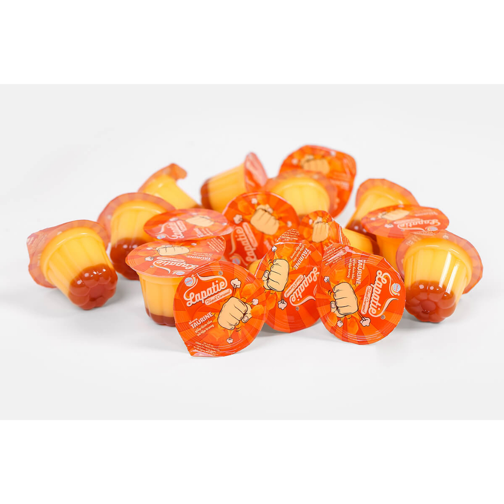 THẠCH CARAMEL LAPATIE BỔ SUNG TAURINE - TÚI 476 G