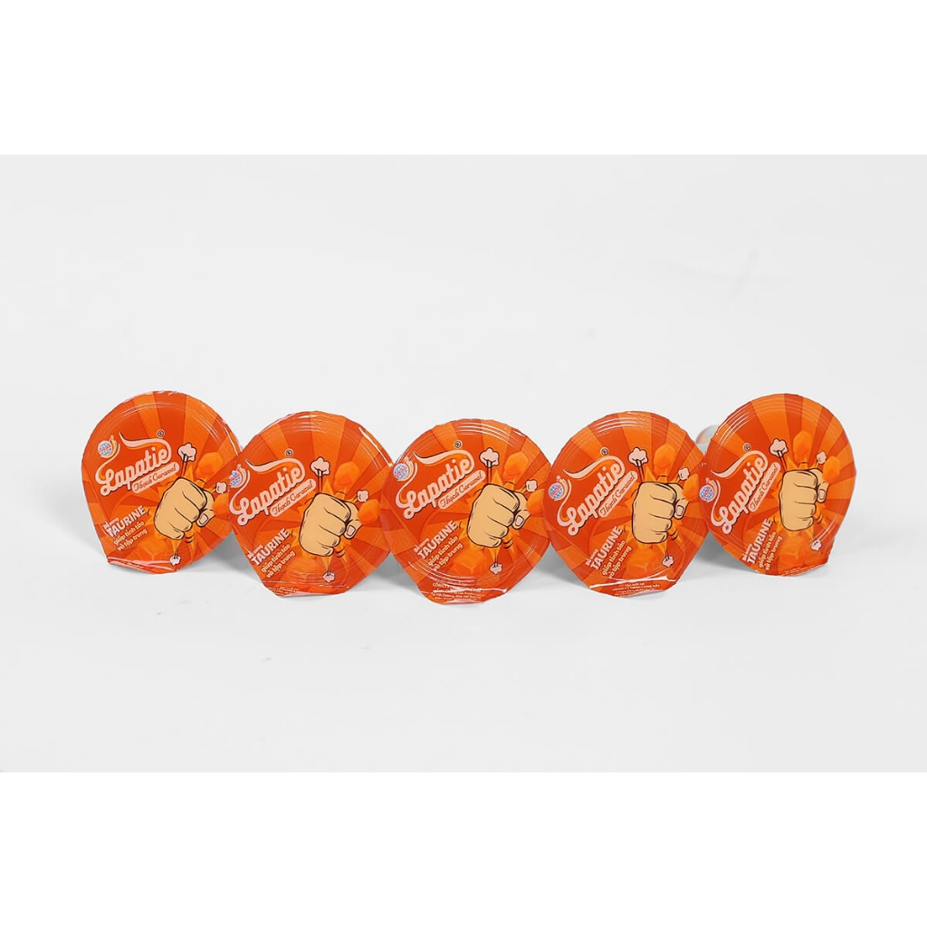 THẠCH CARAMEL LAPATIE BỔ SUNG TAURINE - TÚI 476 G