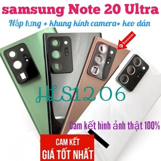 Nắp lưng samsung Note 20 ultra (kèm khung kính camera) hàng chất