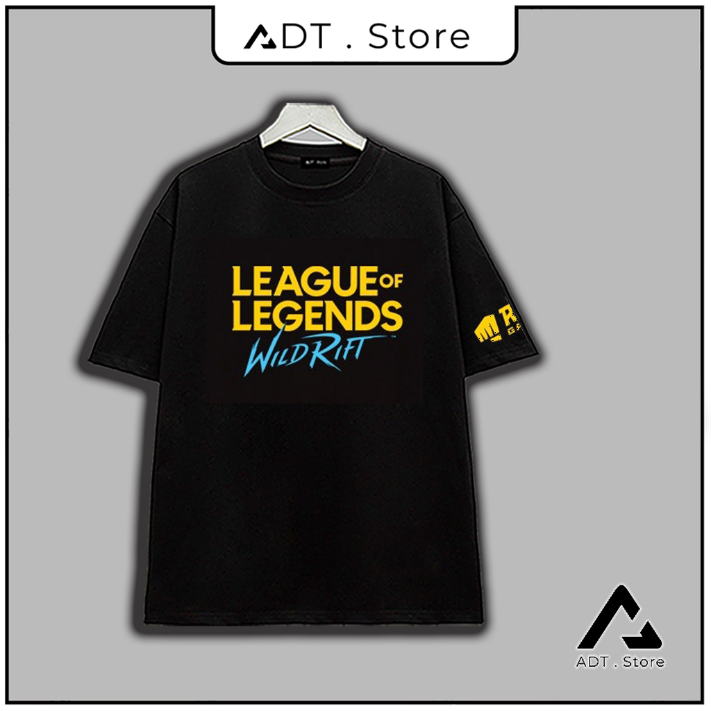 Áo thun in hình Liên Minh Huyền Thoại LOL Wild Rift Logo | Yotakustore1 | mẫu HOT bán chạy