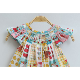 ĐẦM SMOCK HỌA TIẾT