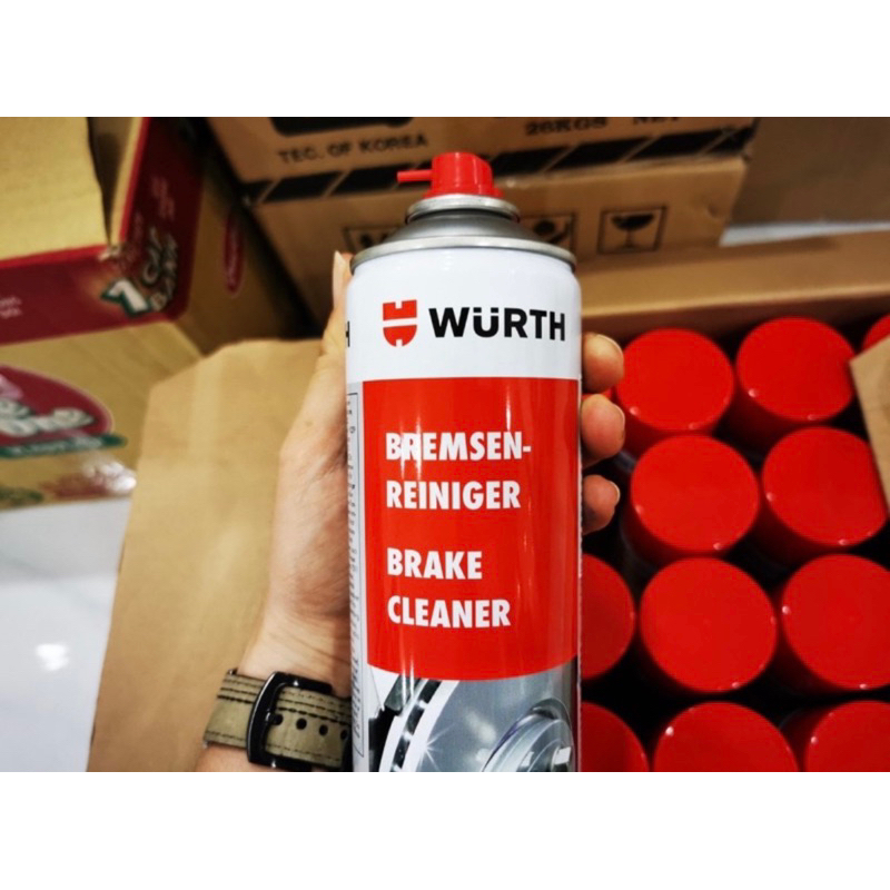 Chất xịt tẩy dầu mỡ, vệ sinh thắng xe Wurth Brake Cleaner chính hãng