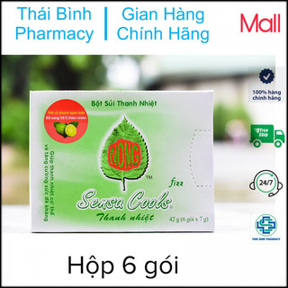 Bột sủi thanh nhiệt Sensacool - Hop 6 gói