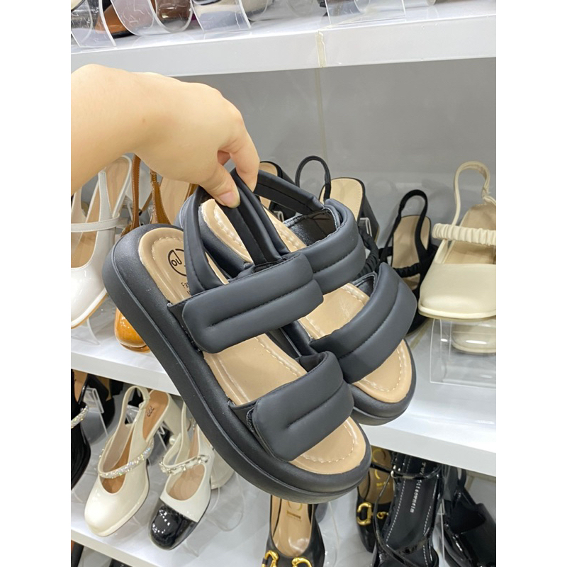 Dép quai hậu - sandal nữ bản to