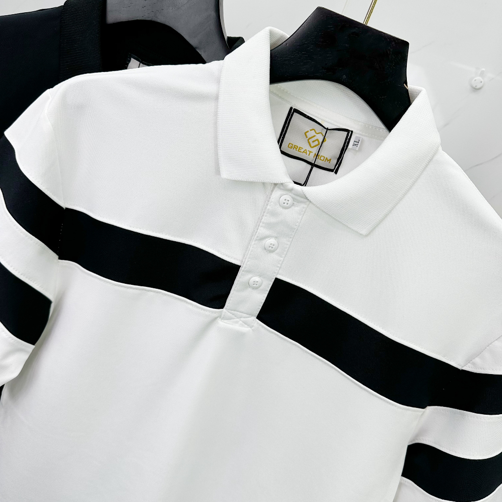 Áo thun nam POLO thiết kế vải cá sấu cotton cao cấp ngắn tay cực sang trọng và lịch lãm