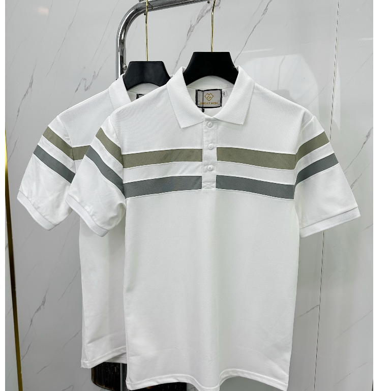 Áo thun nam POLO thiết kế vải cá sấu cotton cao cấp ngắn tay cực sang trọng và lịch lãm