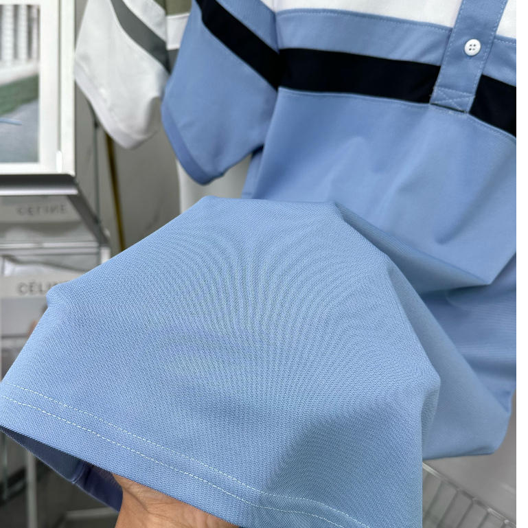 Áo thun nam POLO thiết kế vải cá sấu cotton cao cấp ngắn tay cực sang trọng và lịch lãm