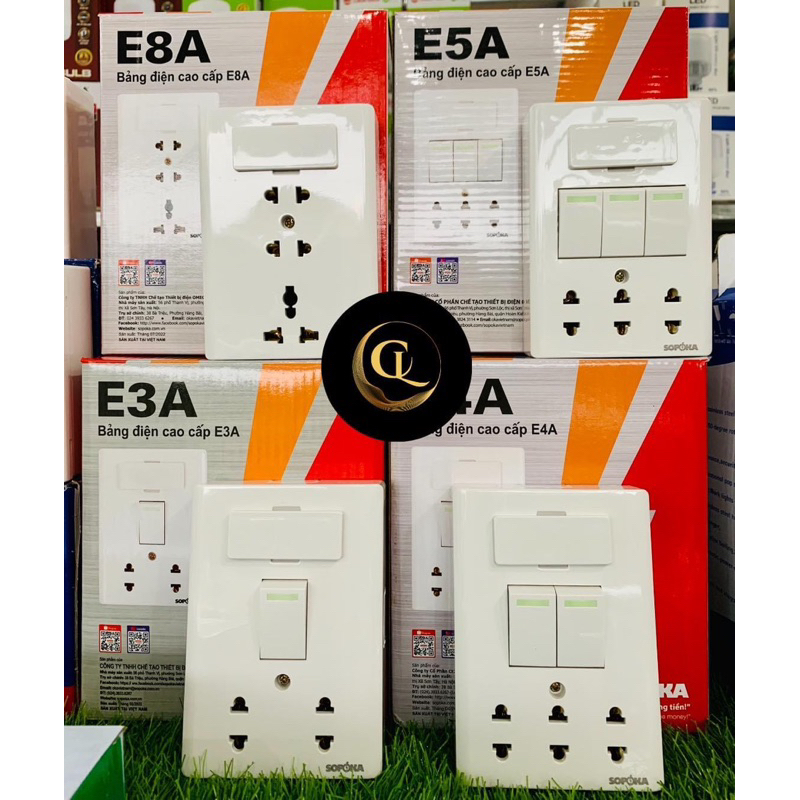 Bảng Điện Sopoka Cao Cấp Dòng E Mẫu Mới