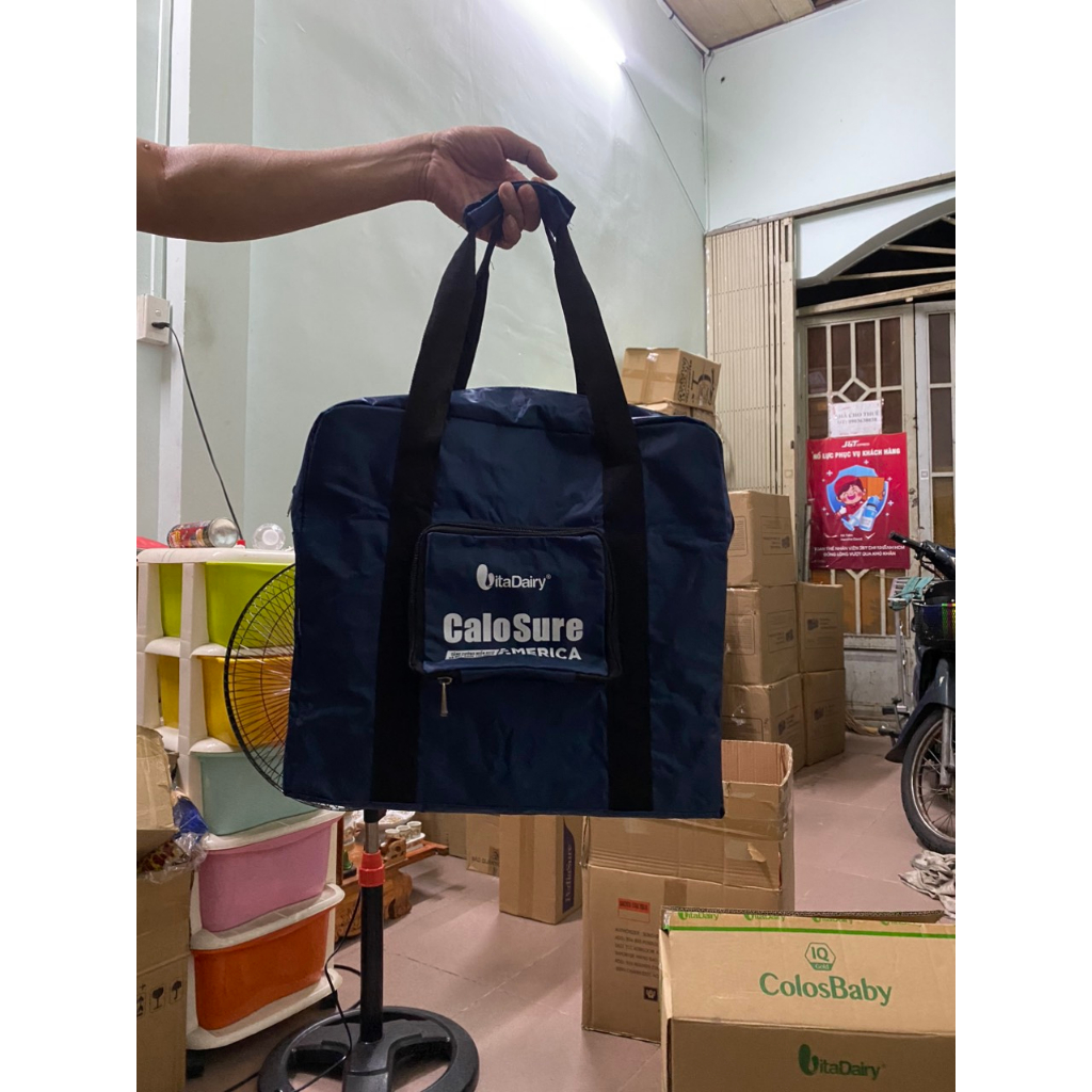 TÚI XÁCH ĐA NĂNG VẢI DÙ QUÀ TẶNG SỮA VITADAILY