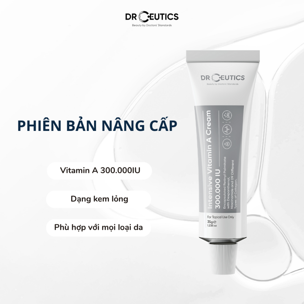 Kem Dưỡng DrCeutics Vitamin A Cream Trẻ Hoá Và Căng Mịn Da 35g