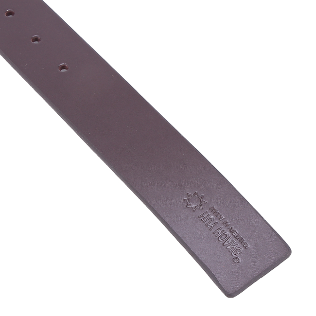 Dây nịt nam Huy Hoàng bát gài 4P màu nâu HP4139