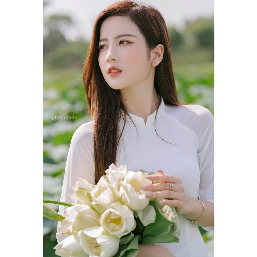 Áo dài học sinh TÀ KÉP  MinhAnhFashion