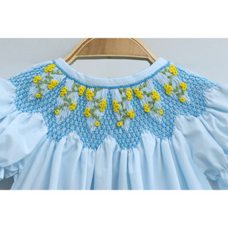 ĐẦM SMOCK VIP XANH