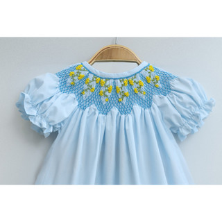 ĐẦM SMOCK VIP XANH