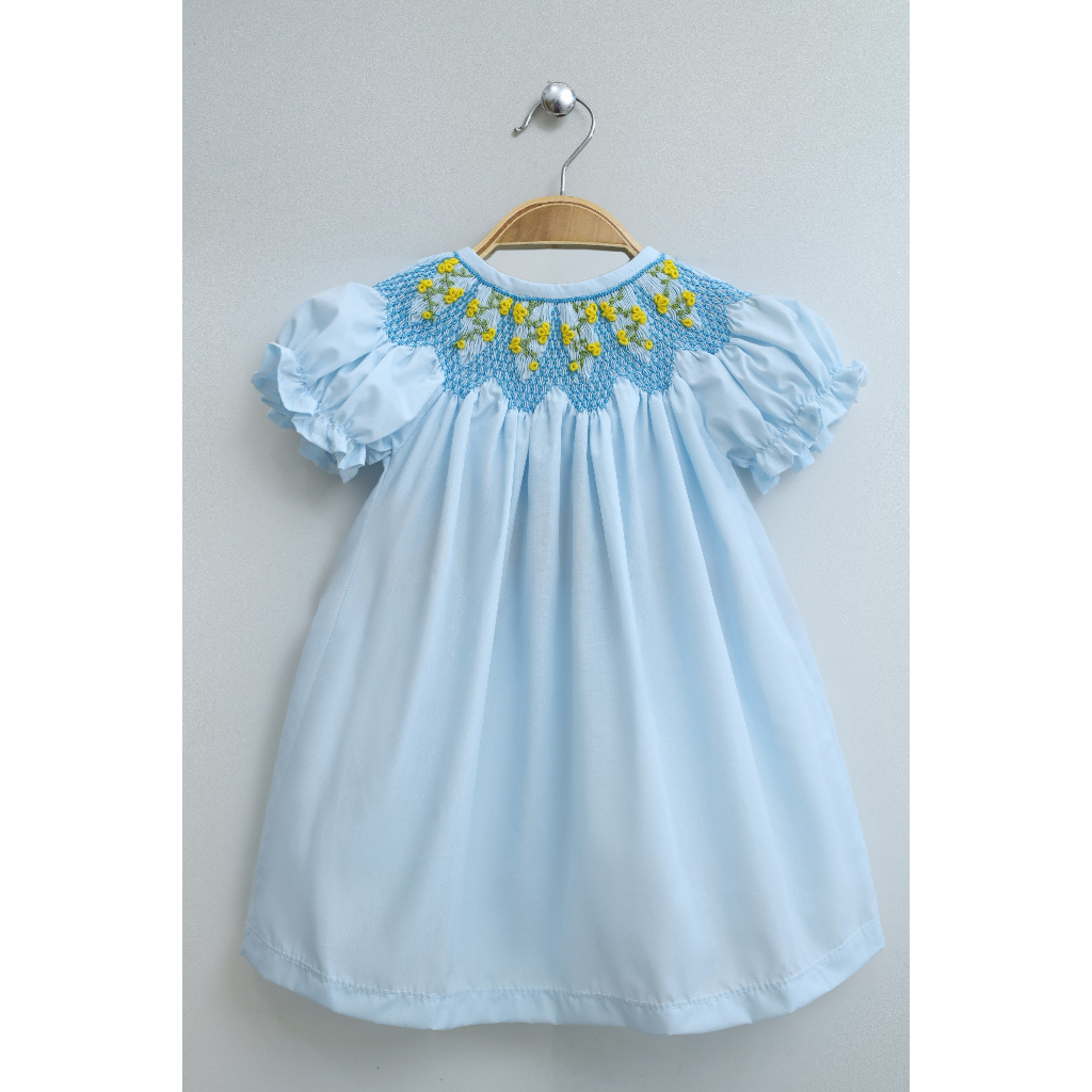ĐẦM SMOCK VIP XANH