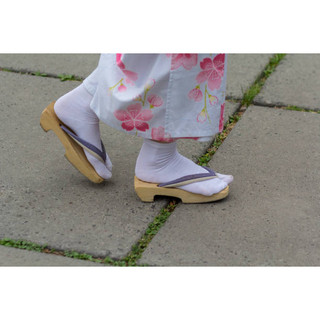 Tất Tabi Unisex xỏ ngón mang guốc Nhật, Geta, dép kẹp, Kimono