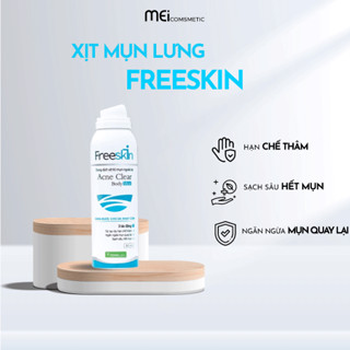    CHÍNH HÃNG  Xịt viêm nang lông Freeskin Giảm viêm nang lông mụn lưng  mờ thâm sáng da 80ml 
