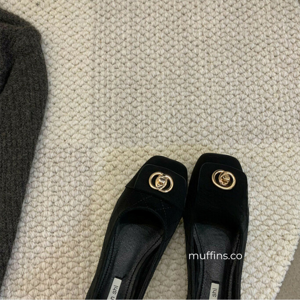 Giày bệt tiểu thư mũi vuông