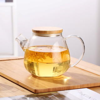  Ấm trà hoa thủy tinh chịu nhiệt có lọc trà tại vòi 900mL S099 -  Bình lọc trà hoa thủy tinh chịu nhiệt Samahome Shop 