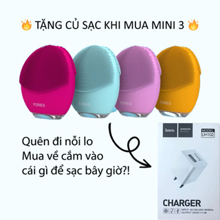 [🔥BẢO HÀNH TẠI VN🔥TẶNG CỦ SẠC] Máy Rửa Mặt Foreo Luna Mini 3 Chính Hãng