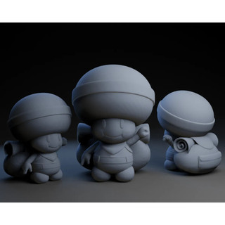 Mẫu in 3d nhựa - mẫu toad - ms18