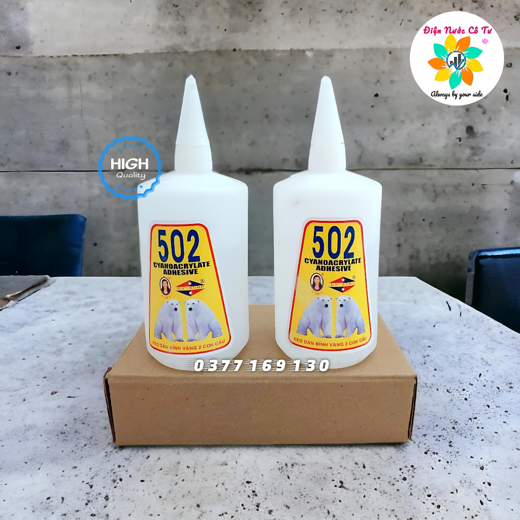 Keo 502 Hủ Tròn 100gram dính siêu tốt