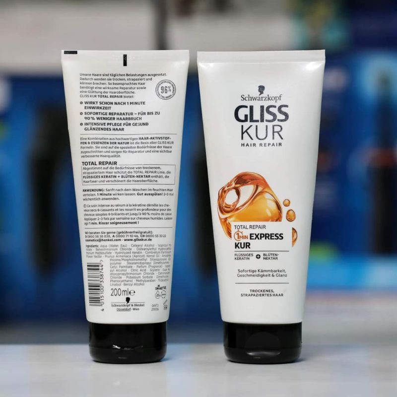 Hàng Đức Kem ủ tóc phục hồi tóc hư tổn Gliss Kur
