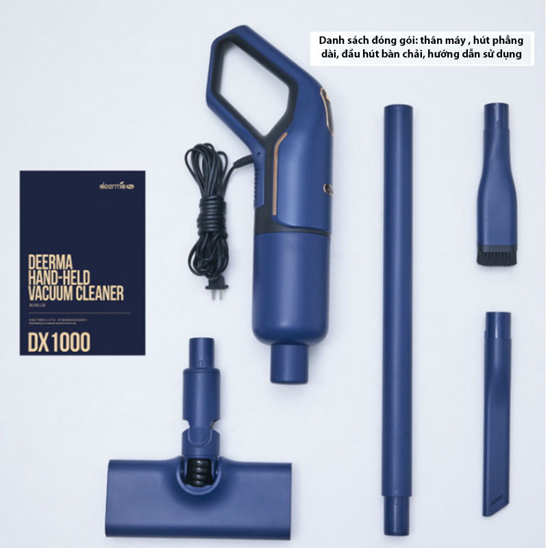 Máy hút bụi cầm tay cao cấp Deerma DX1000 pro - DEERMA VACUUM - Chính Hãng