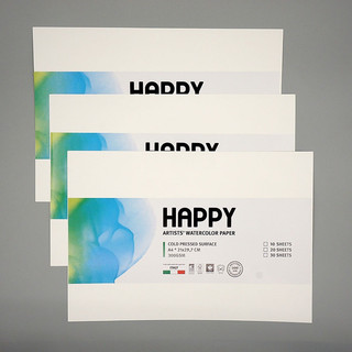 Giấy vẽ màu nước happy art 300gsm