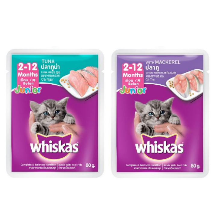 Pate WHISKAS cho mèo gói 80gr