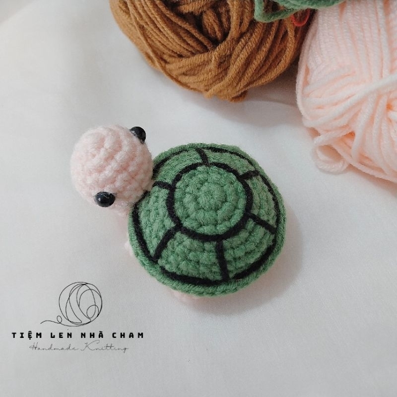 Móc khóa hình con rùa  chọn màu trong ghi chú