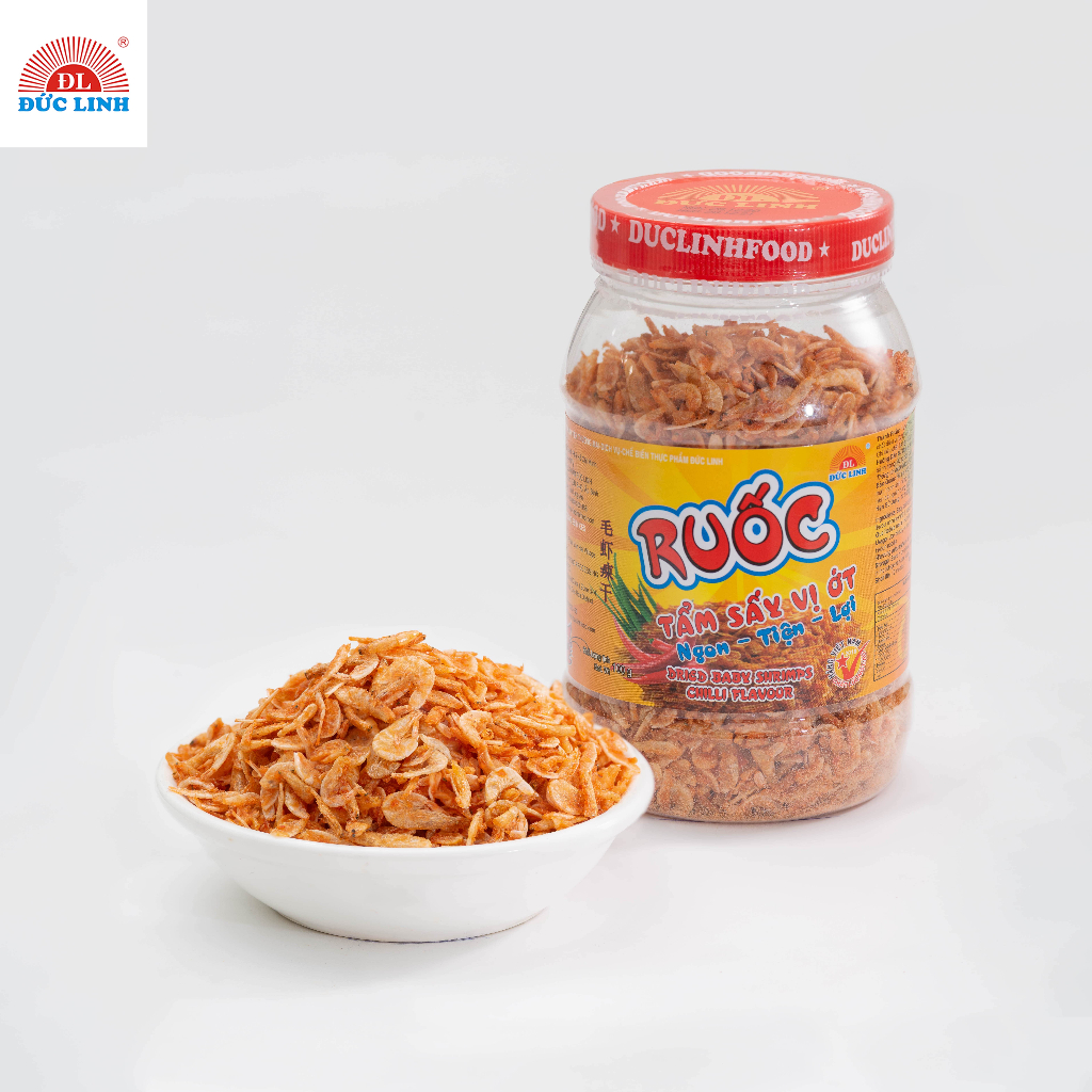 Ruốc sấy  Tẩm Vị Ớt Hũ 100g
