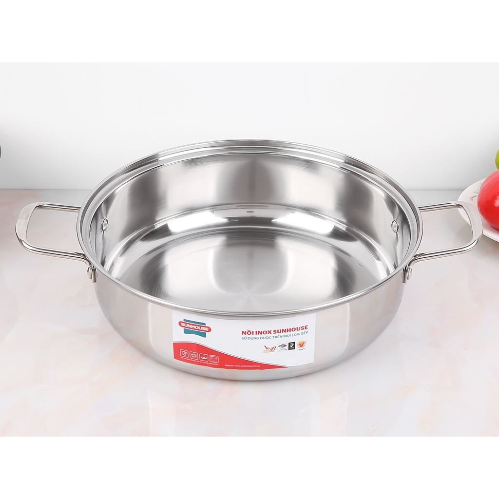 NỒI LẨU INOX 1 ĐÁY SUNHOUSE SHL24