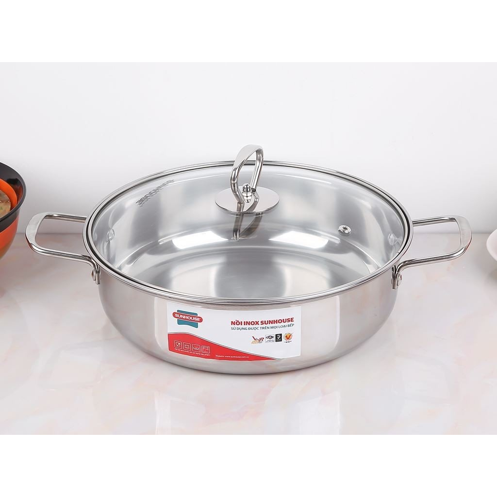 NỒI LẨU INOX 1 ĐÁY SUNHOUSE SHL24