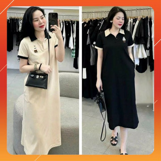 Váy bầu cao cấp cực sang chảnh💕chất lụa nhung siêu siêu mát💕from rộng💕free size 43~67kg