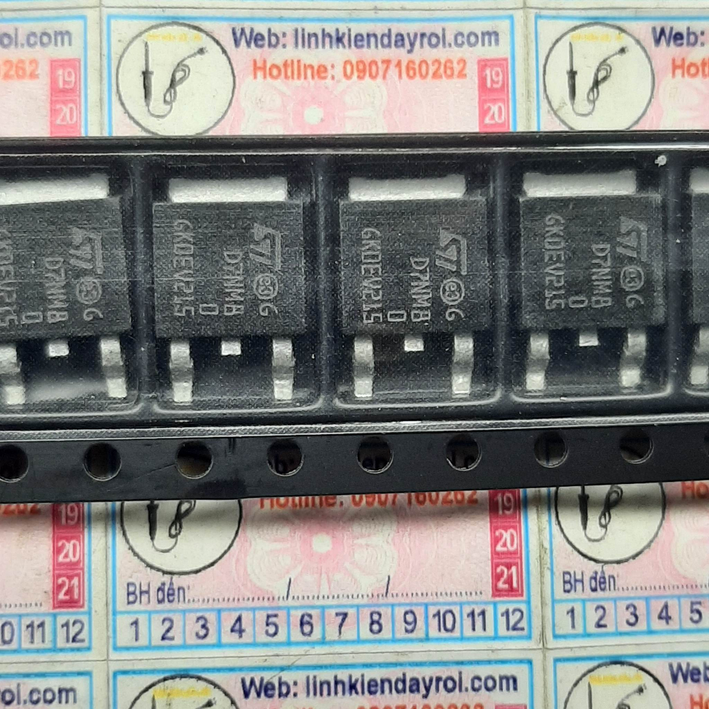 STD7NM80 D7NM80 MOSFET 800V 6.5A kênh N TO-252