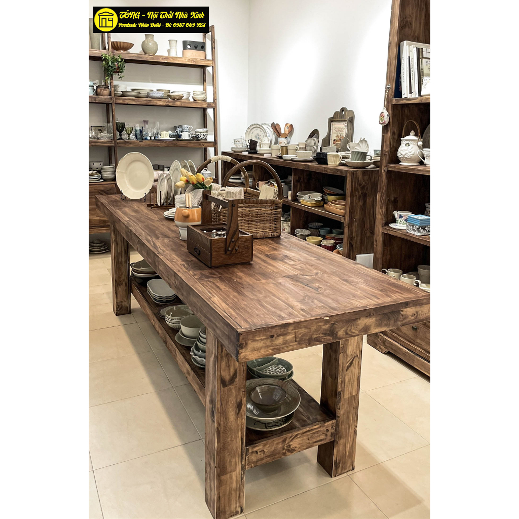 (inbox shop trc khi đặt) Bàn decor trang trí 01