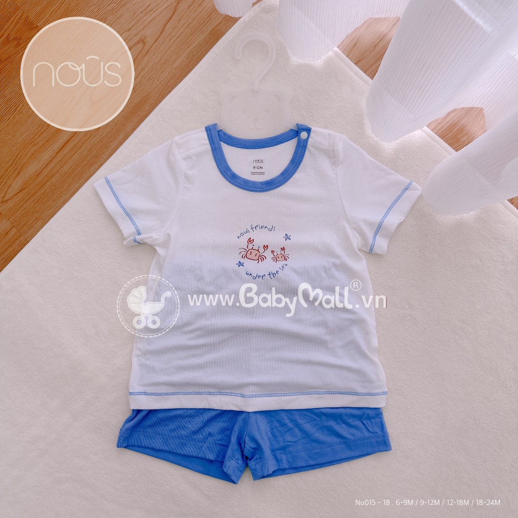 NOUS Bộ cộc cài vai NU015