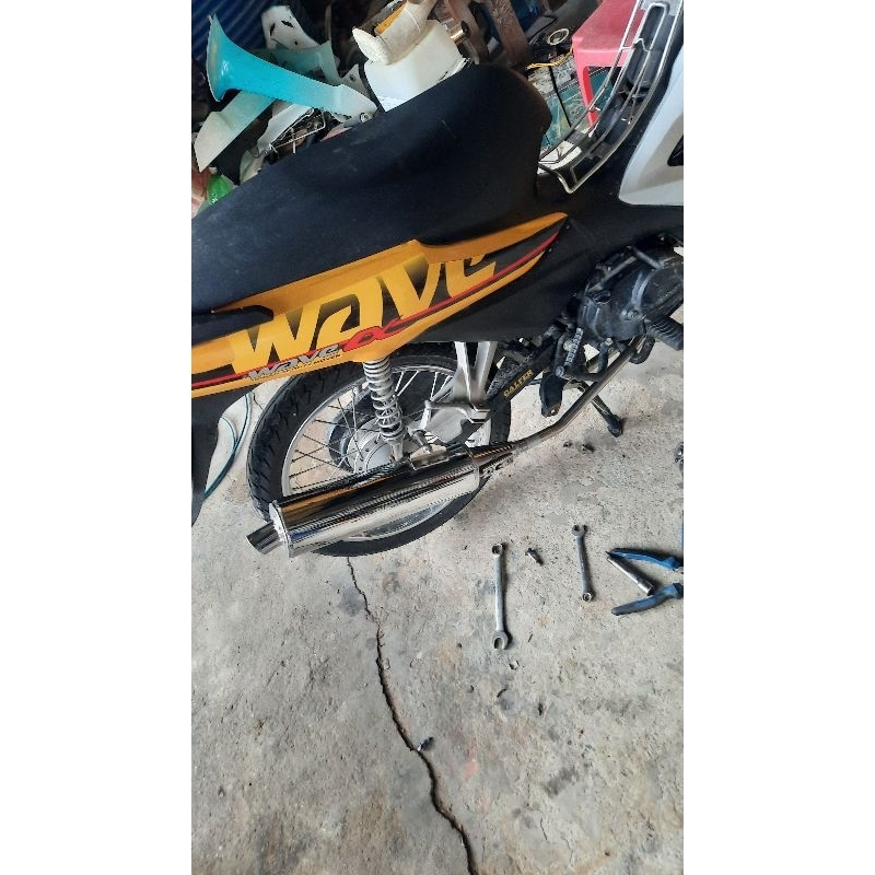 Pô  RSX 1:1 hàng sài gòn móc căng đanh giòn cho wave 50 100 110