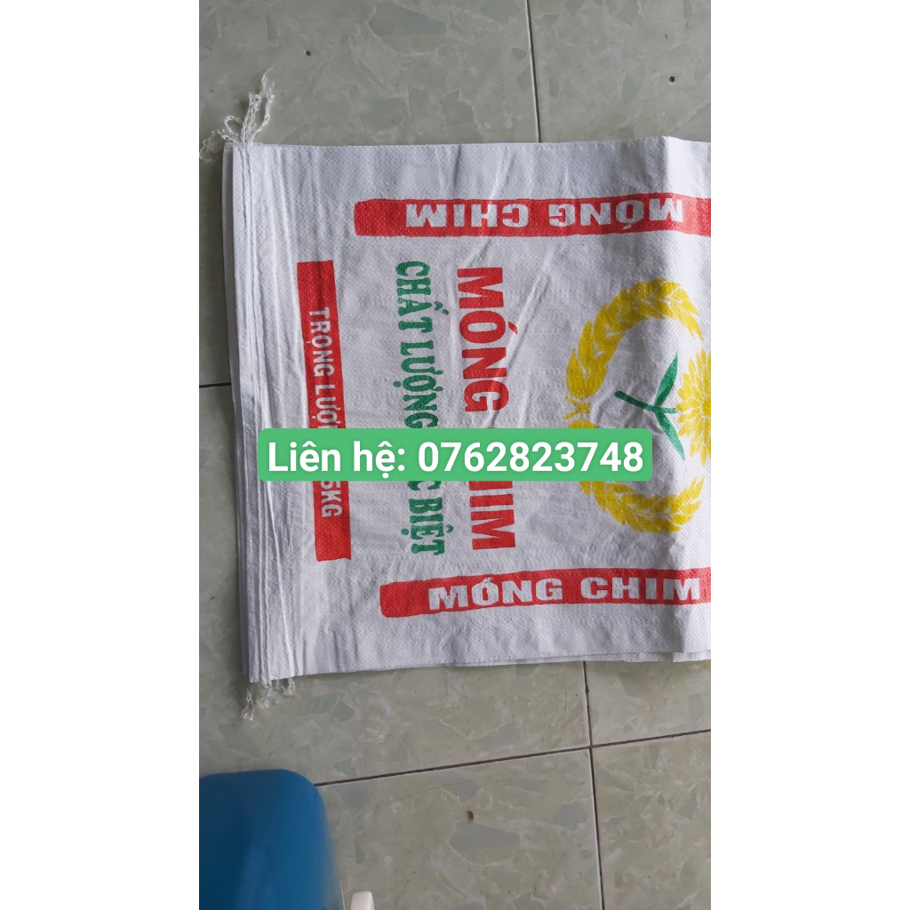 BAO ĐỰNG GẠO ĐẶC SẢN MÓNG CHIM 25 KG - COMBO 10 CÁI