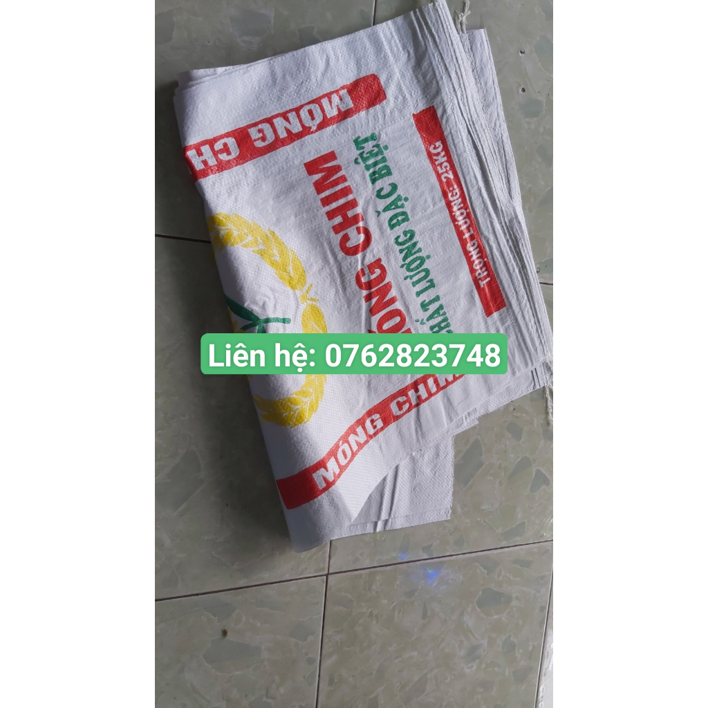 BAO ĐỰNG GẠO ĐẶC SẢN MÓNG CHIM 25 KG - COMBO 10 CÁI