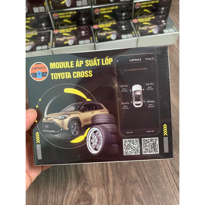 Giải mã áp suất lốp Toyota Cross, Atis bản HV
