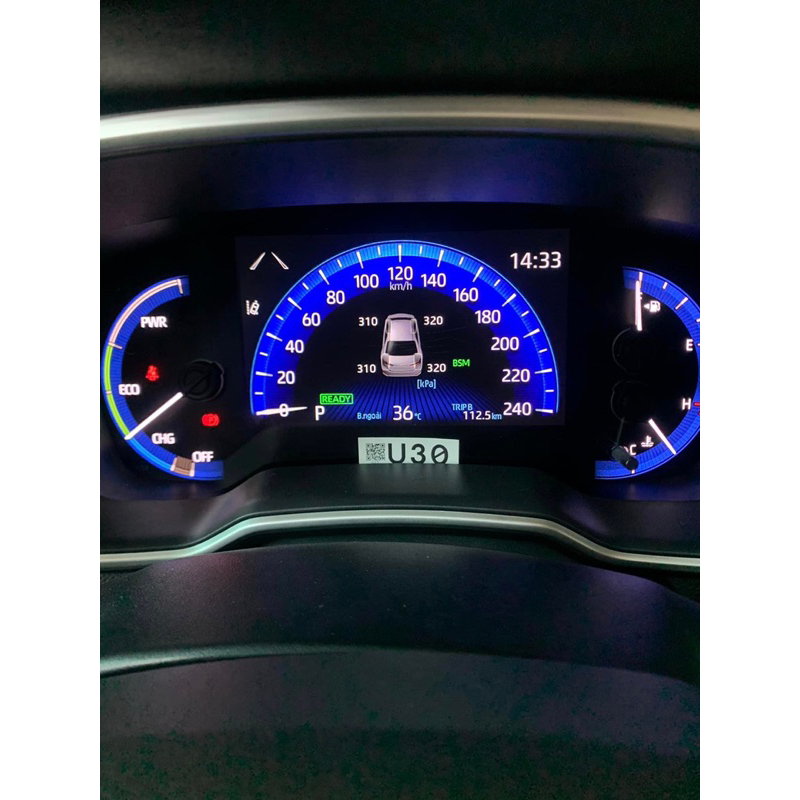 Giải mã áp suất lốp Toyota Cross, Atis bản HV