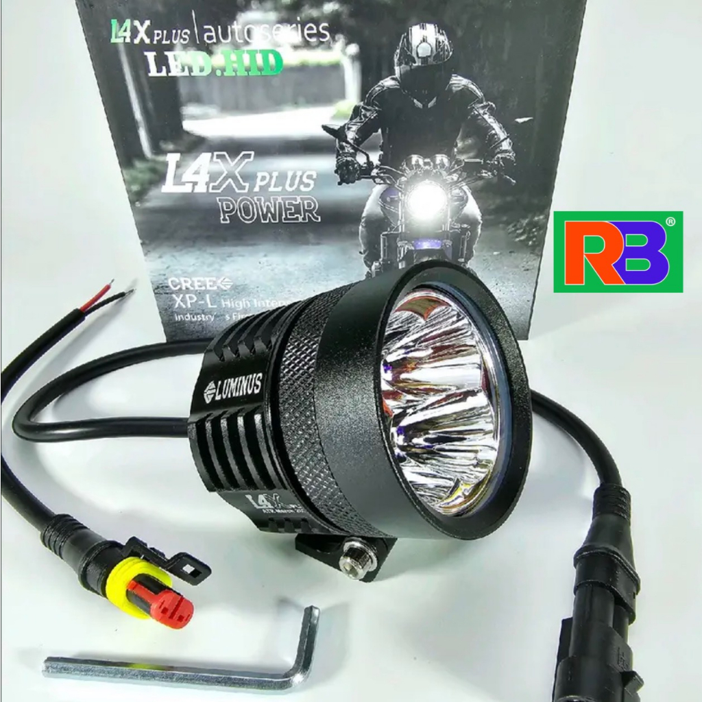 ĐÈN TRỢ SÁNG L4X PLUS-CHÍP XML2 KÍNH TÍM BẢO HÀNH 1 NĂM- ÁNH SÁNG SIÊU GOM