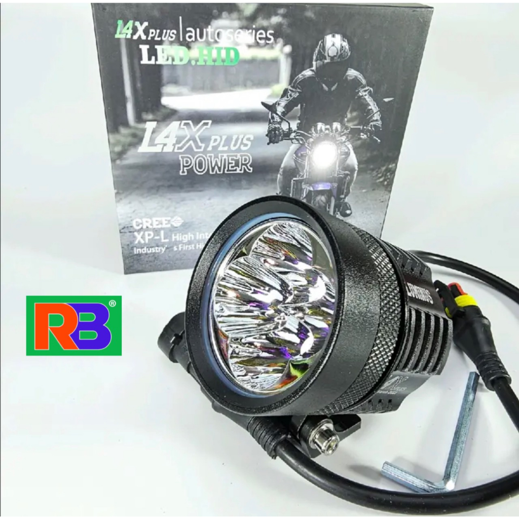 ĐÈN TRỢ SÁNG L4X PLUS-CHÍP XML2 KÍNH TÍM BẢO HÀNH 1 NĂM- ÁNH SÁNG SIÊU GOM