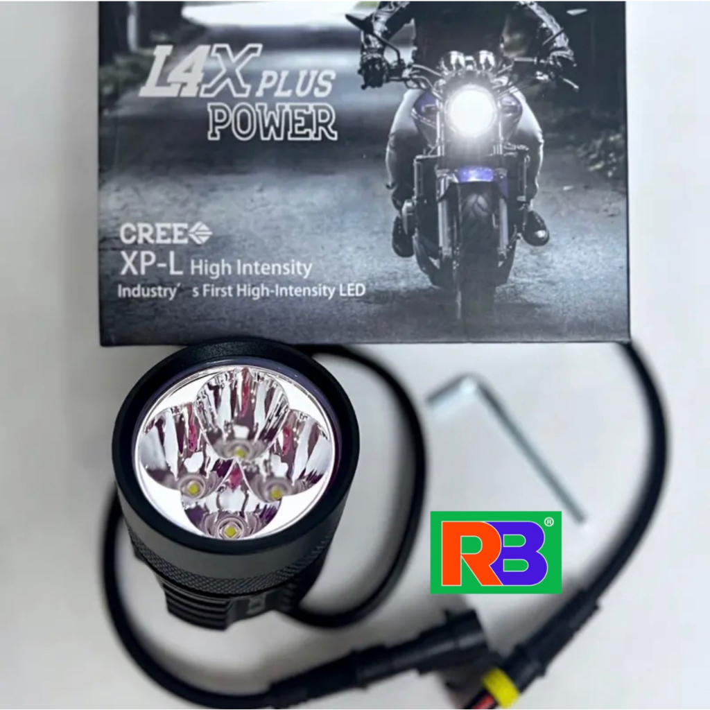 ĐÈN TRỢ SÁNG L4X PLUS-CHÍP XML2 KÍNH TÍM BẢO HÀNH 1 NĂM- ÁNH SÁNG SIÊU GOM