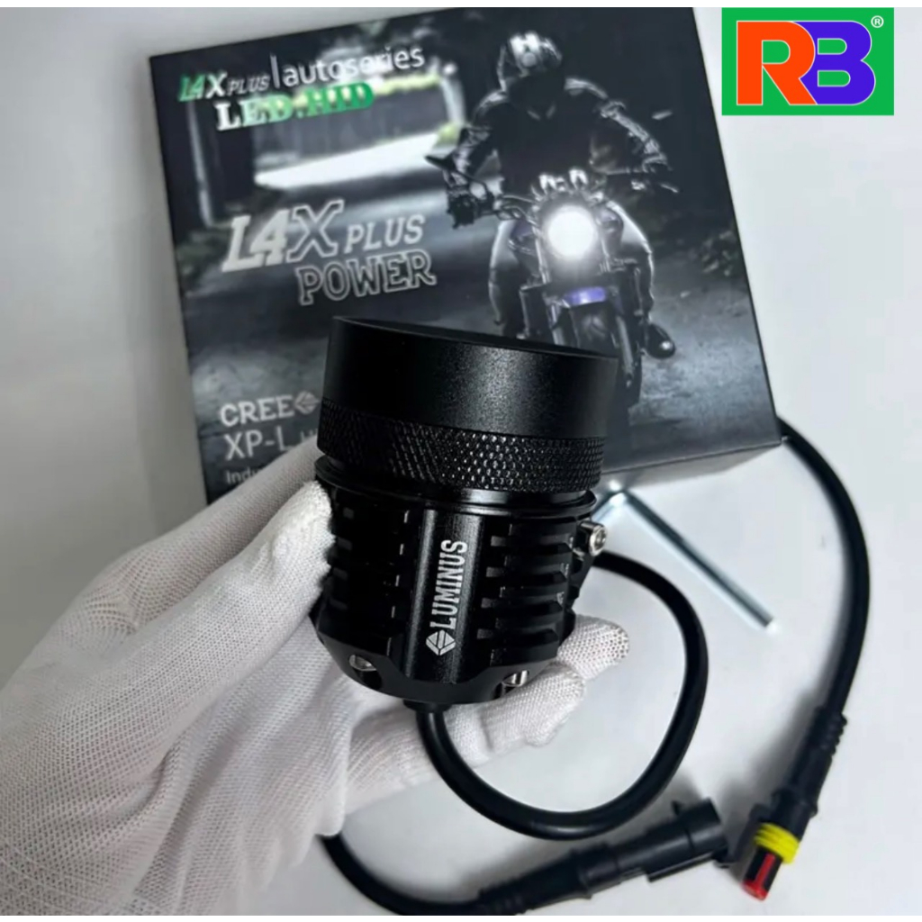 ĐÈN TRỢ SÁNG L4X PLUS-CHÍP XML2 KÍNH TÍM BẢO HÀNH 1 NĂM- ÁNH SÁNG SIÊU GOM