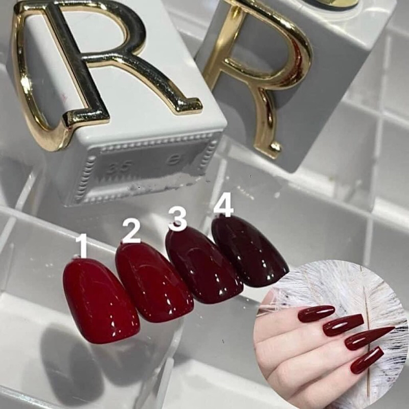 Sơn gel Đỏ Thương Hiệu CR