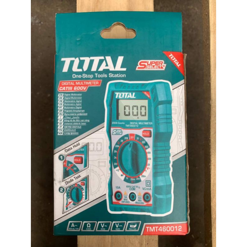 Đồng hồ đo điện TOTAL TMT460012 (dòng giá rẻ)